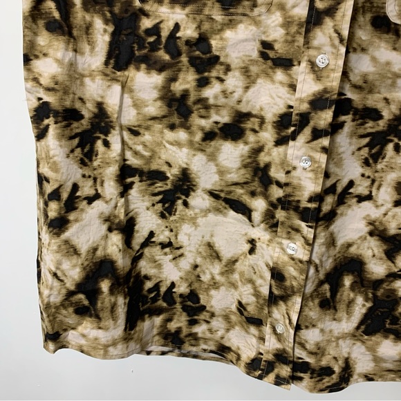 Samsoe Samsoe tie dye sleeveless button down shirt new with tag size Small - Picture 4 of 9